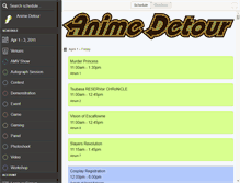 Tablet Screenshot of animedetour2011.sched.org