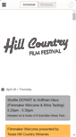Mobile Screenshot of 3rdannualhillcountryfilmfes2012.sched.org