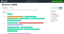 Desktop Screenshot of 2morro09.sched.org