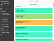 Tablet Screenshot of 2morro09.sched.org